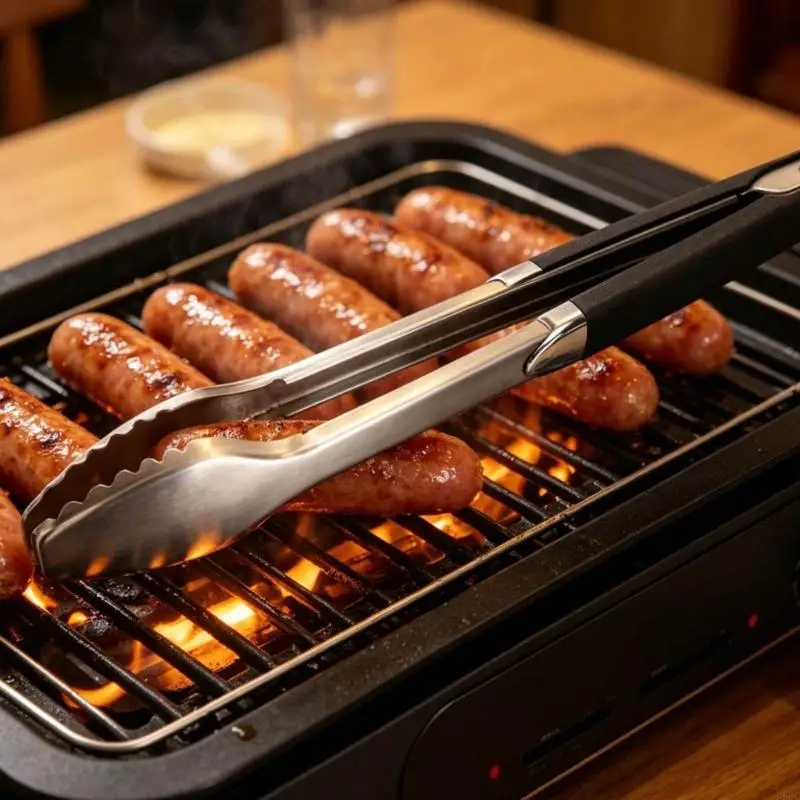  Professional Grade Grilling Tool Set With Heat Resistant Handle Barbecue Utensils Perfect For Picnics And Parties