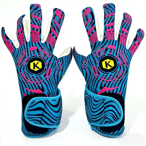 A pair of professional goalkeeper gloves for wear-resistant training.