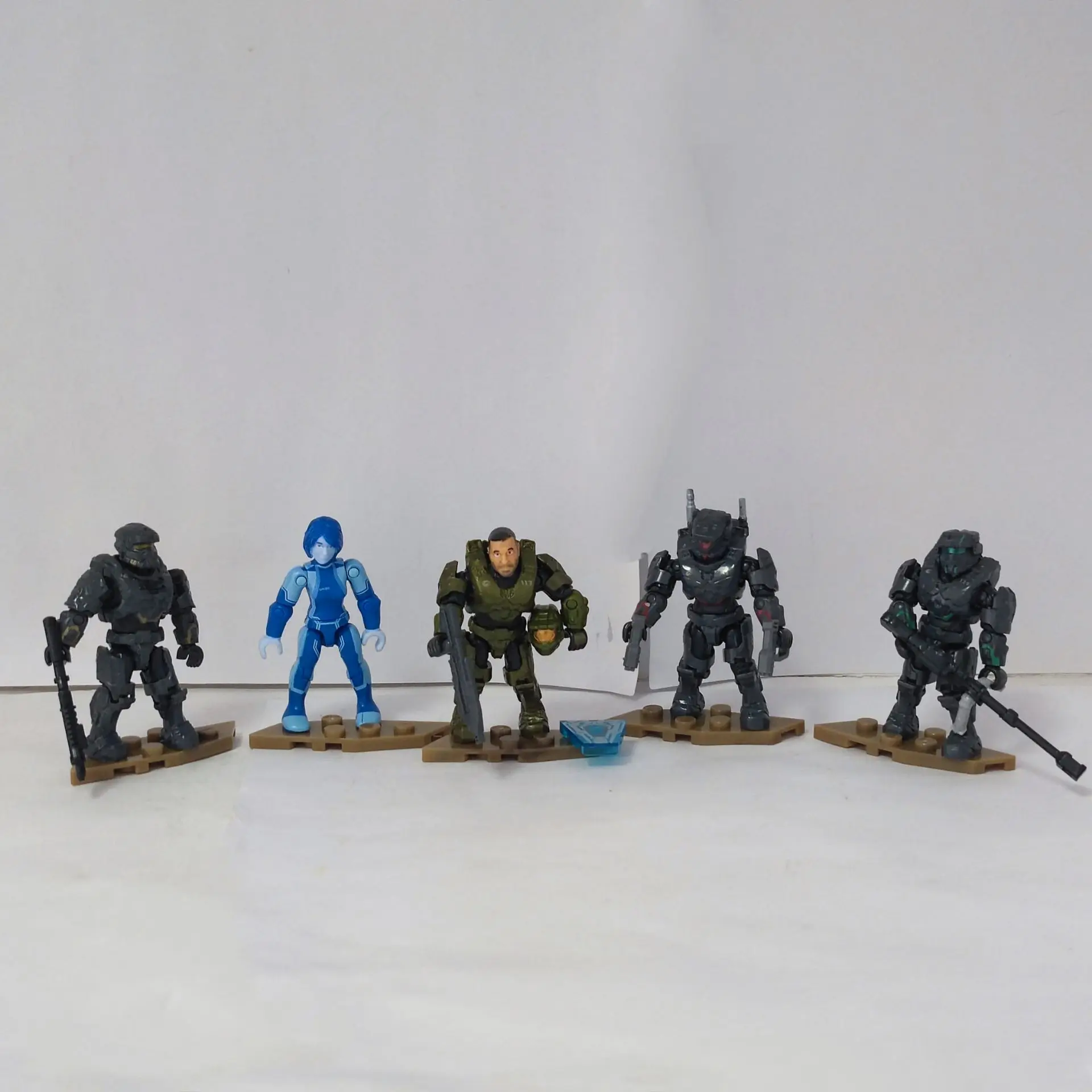 ميجا UNSC المتقشف KAI-125 جون-177 فانك-134 RIZ-028 كوتانا 5-حزمة لعبة شخصيات الحركة الصغيرة الفضفاضة #2