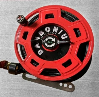 All-Terrain with Auto Retract Air Pump Hose Reel Pump Tube Storage Artifact for Off-road Pump Inflation Tube Storage 7M Pipe