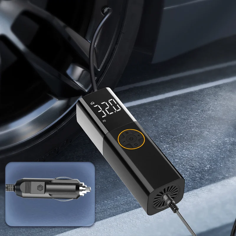 EAFC 12V Wired Car Air Compressor 150PSI Smart Digital Car Tire Air Pump Suitable for Car Motorcycle Bike Tire Ball Air Pump