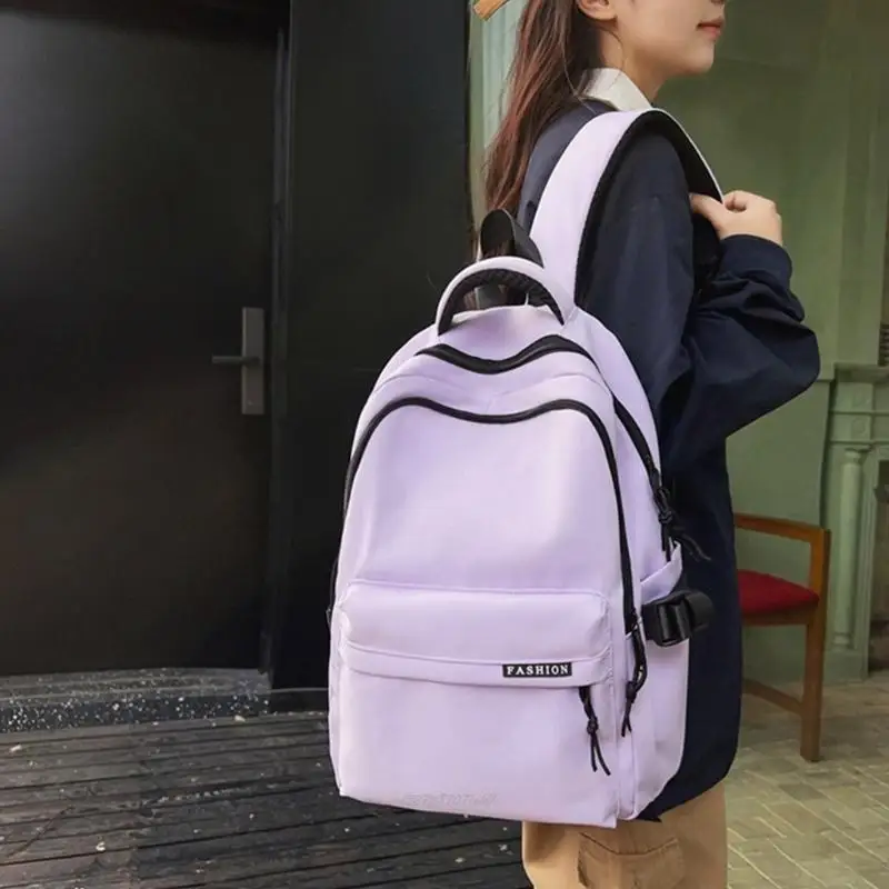 حقيبة دراسة عالية السعة X5XA، لوحة خلفية شبكية قابلة للتنفس، مضادة للتآكل، منظم كتب من نسيج النايلون للاستخدام في المدارس #4