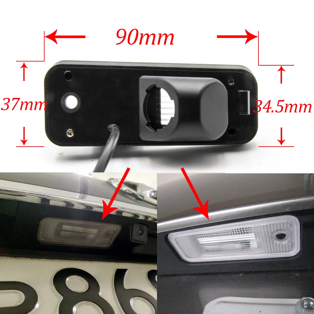 CCD HD AHD Fisheye Rear View Camera For Hyundai Grandeur/Azera (TG) Sedan 2005 2006 2007 2008 2009 2010 2011 Car Parking Monitor