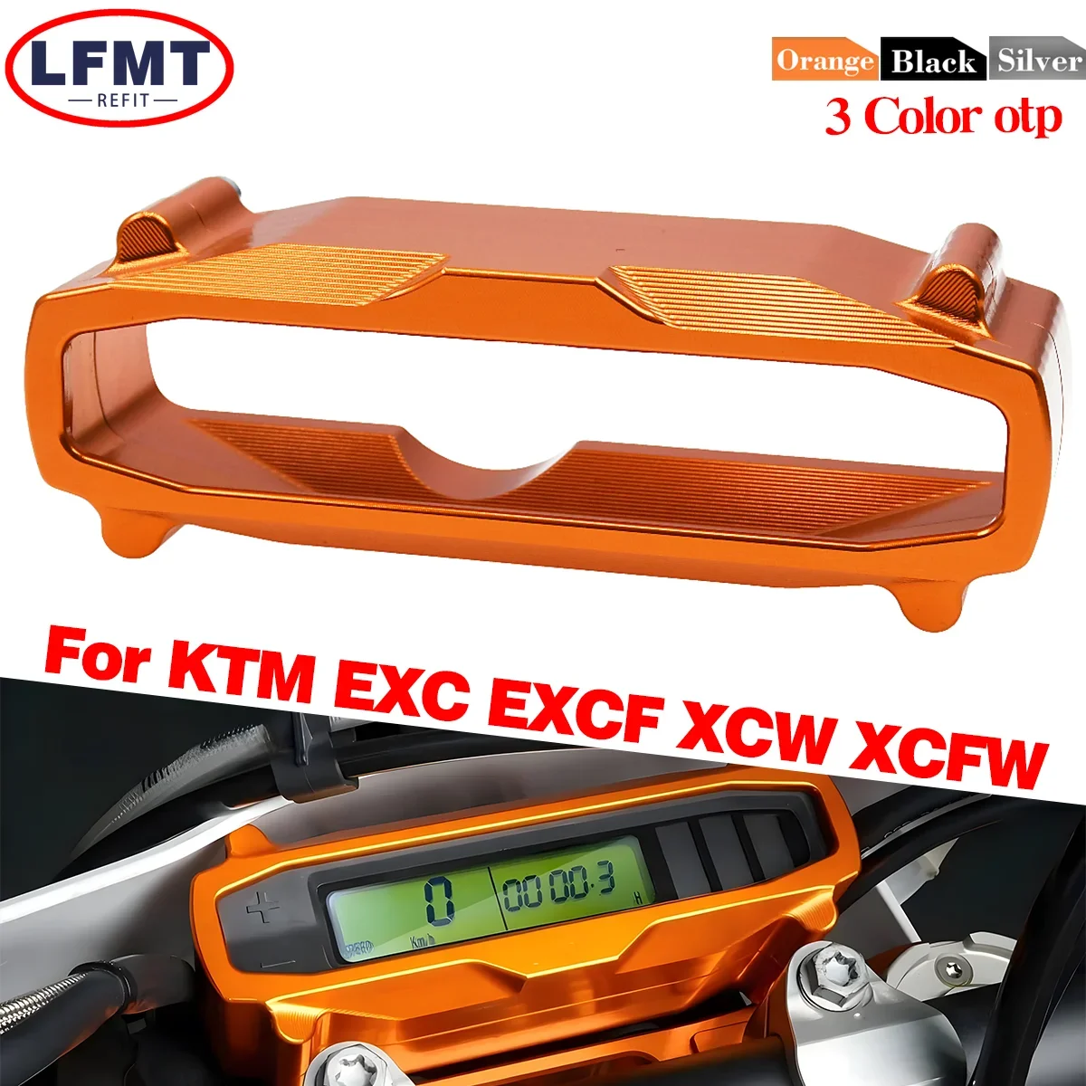 

Motorcycle CNC Speedometer Speedo Odometer Protector Guard Cover For KTM EXC EXCF XCW XCFW TPI SIX DAYS250 300 350 450 2015-2023