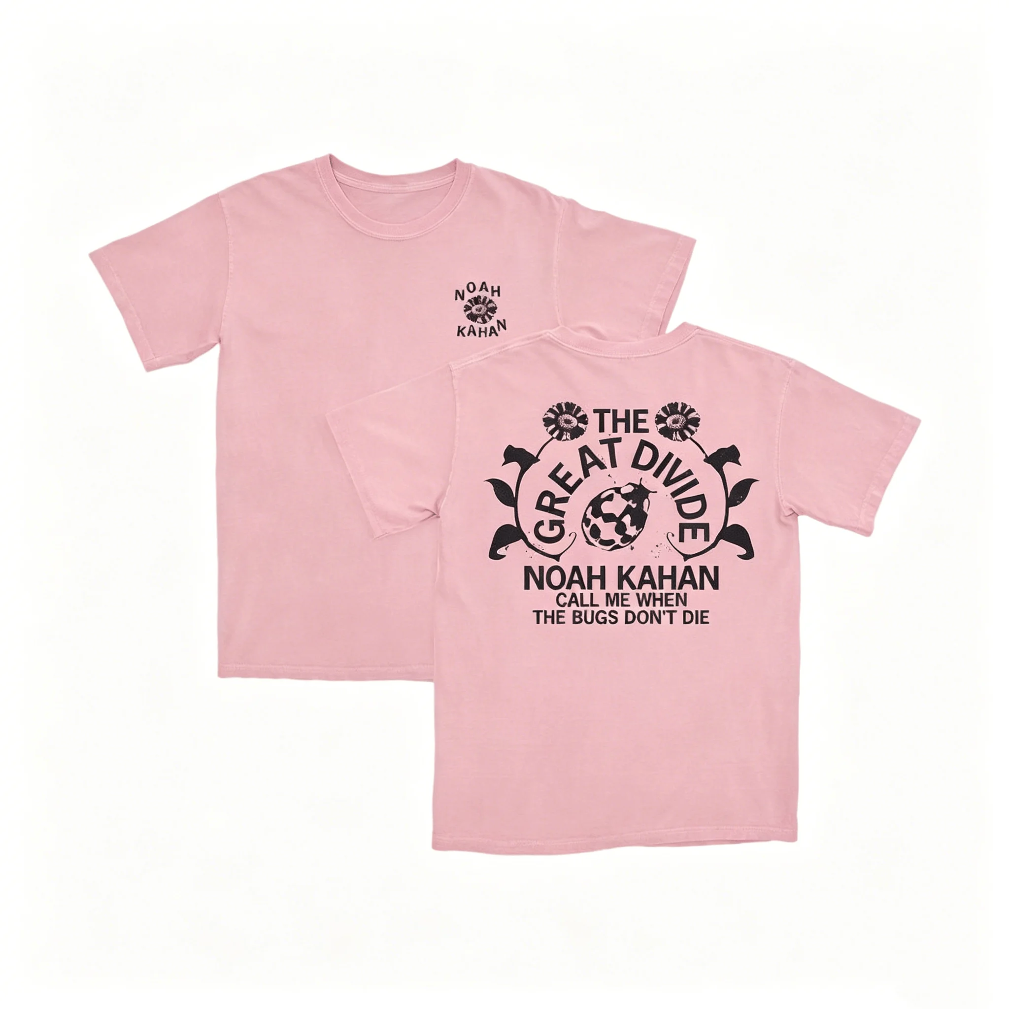 Noah Kahan The Great Divide Sunflower Graphic 2026 Men's Clothing Women's T-Shirt Y2k Popular Summer Cotton Short Sleeve T Shirt