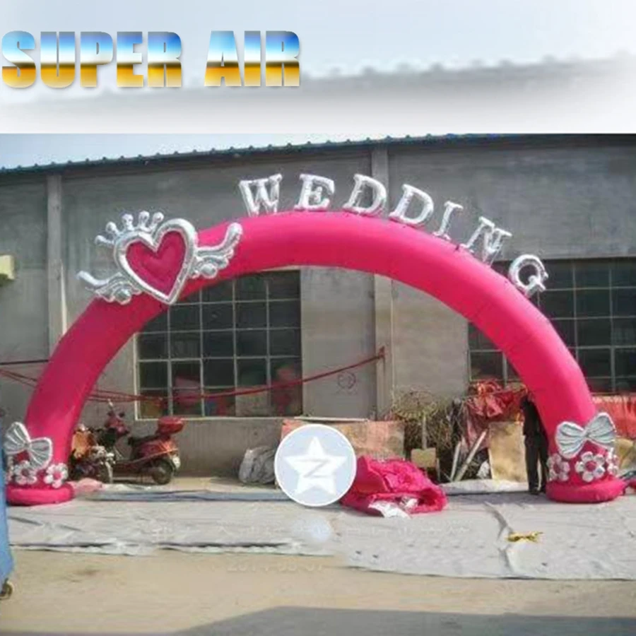 Wedding love inflatable arch can take photos of professional custom outdoor mobile large safe portable