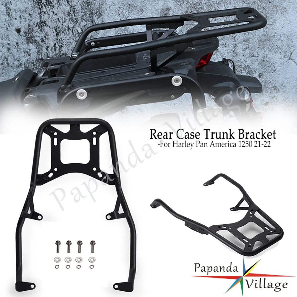 

Motorcycle Top Box Rack Rear Trunk Mounting Bracket Tail Case Boxes Carrier For Harley Pan America 1250 RA1250 RA1250S 2021-2024