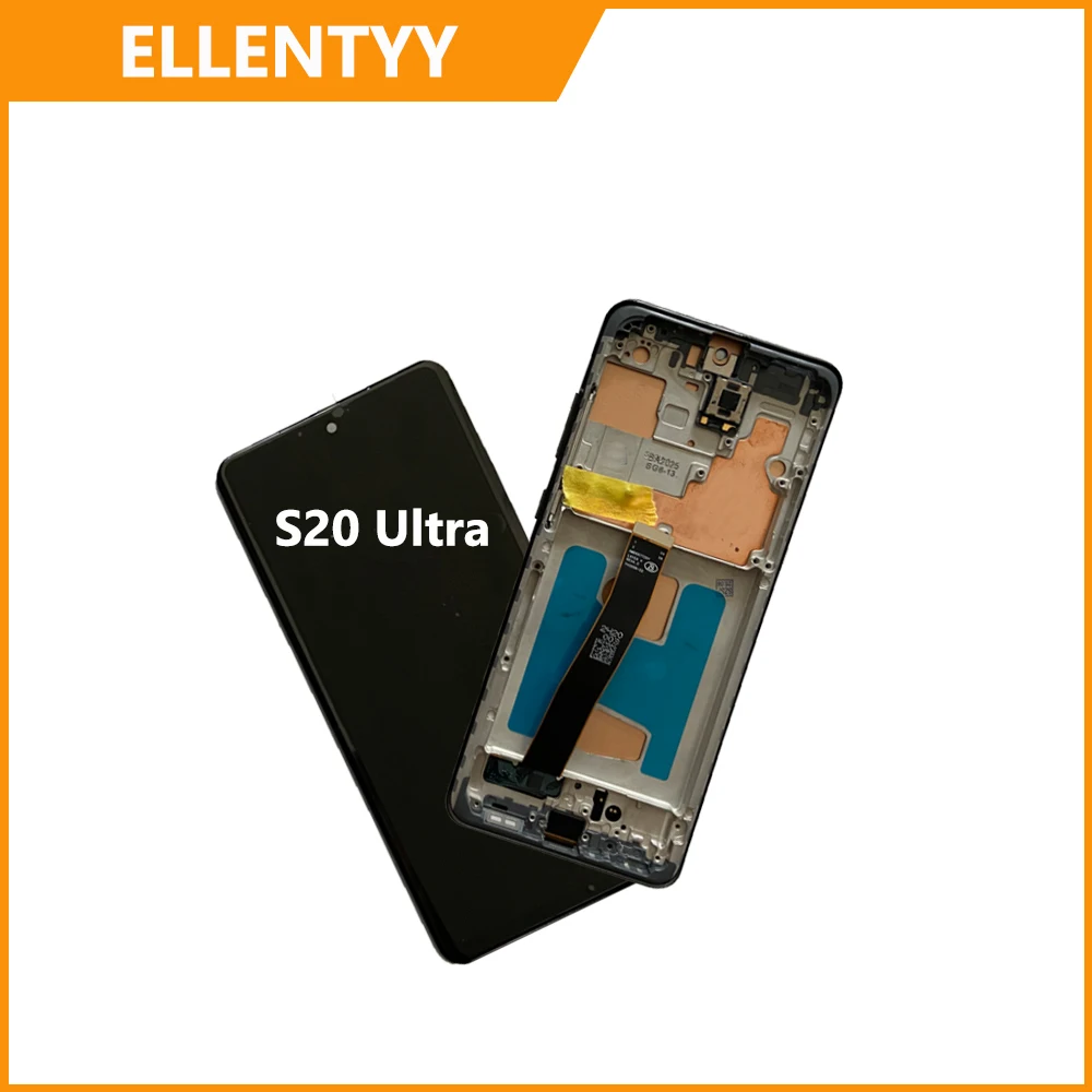 الجملة 3/5 أجزاء/وحدة جودة عالية لسامسونج S20 الترا SM-G988B/DS شاشة Lcd مع محول الأرقام اللمس