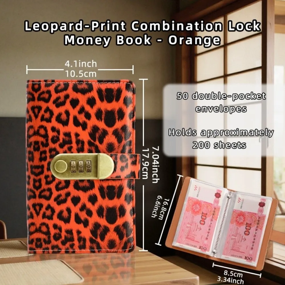 large-capacity-a6-money-saving-book-leopard-print-with-password-lock-cash-storage-album-bills-storage-binder-home