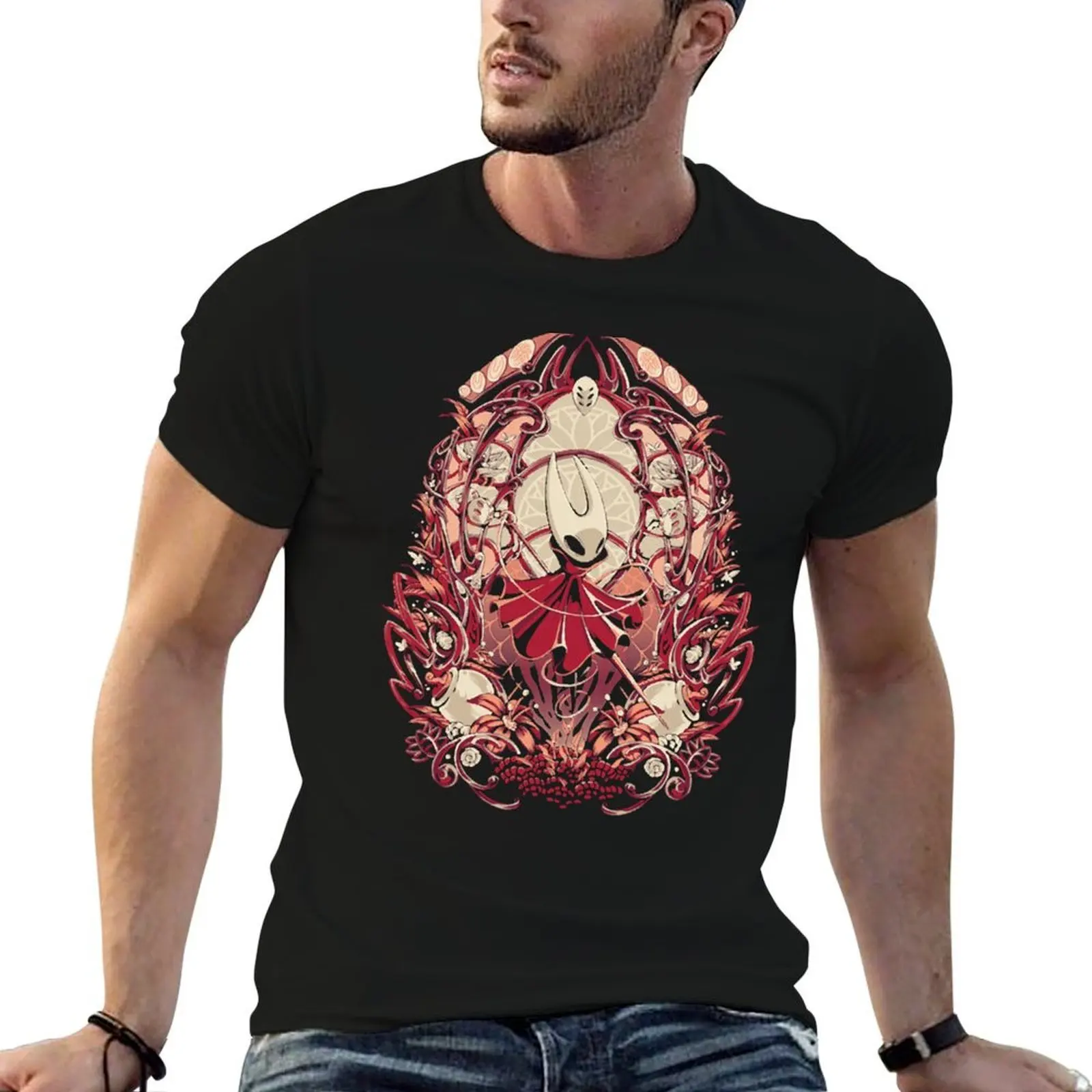 

Hollow Knight Silksong T-Shirt t shirt man casual cotton t shirt man T-Shirt