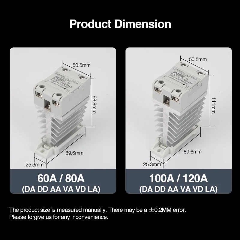 10A 25A 40A 60A 80A 100A Single Phase Slim SSR Solid State Relay With Heat Sink Industrial Relay DIN Rail Mount