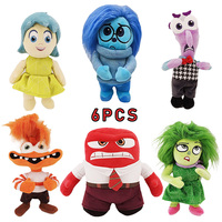 21-26cm Inside Out Cartoon characters Bing Bong Joy Sadness Anger Disgust Fear Plush toys doll Gifts for children