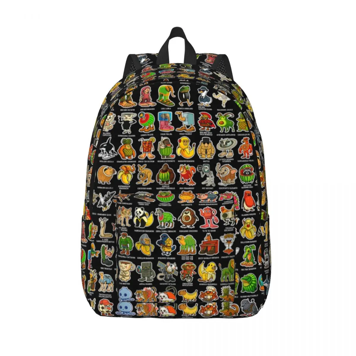 

Типы итальянского рюкзака с персонажами мозга для мужчин и женщин, повседневный студенческий рабочий рюкзак, забавная сумка через плечо для ноутбука с мемами, уличная сумка