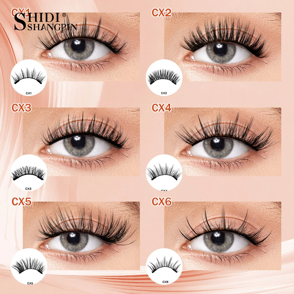 10Pairs Magnetic Lashes Kit Fake 3D Mink Natural Long Fluffy Magnet Band Mink False Eyelash Extension Free Glue Makeup Tool