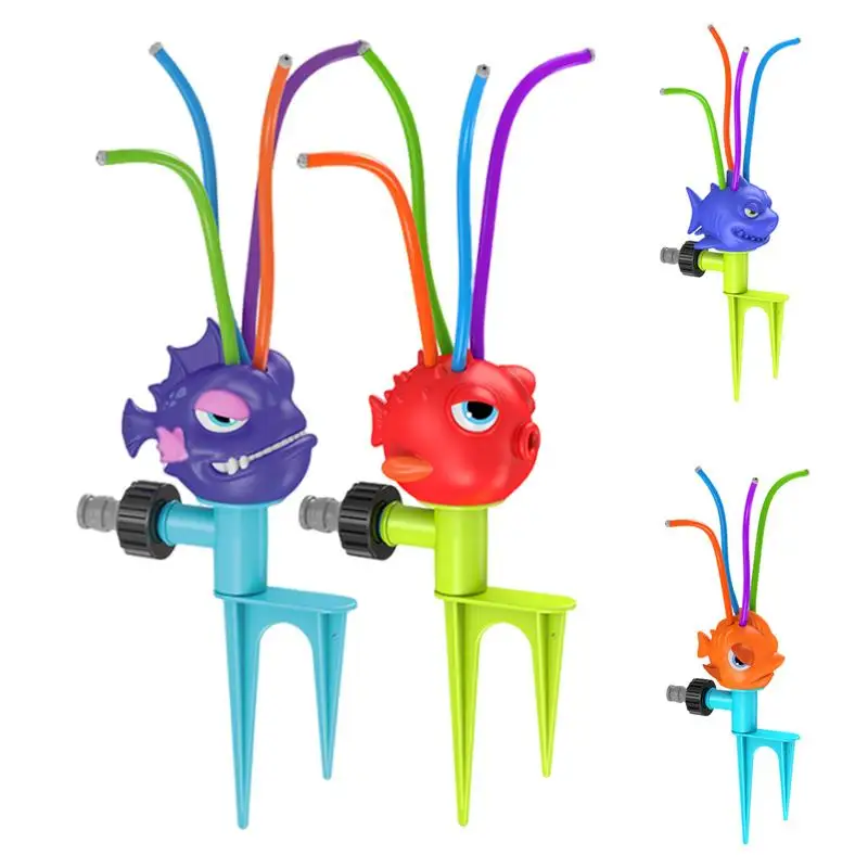 

Water Sprinkler For Kids Spin Animal Kids Sprinkler Toy Sprinklers With Rotating Spray Summer Outside Toys Kids Sprinkler Toy