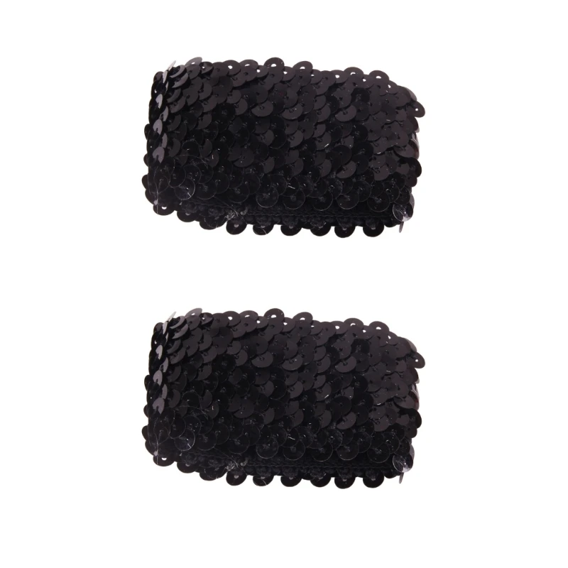 X6he lung linh sequins Cuffs Fingless ARM Sleeeve For Women and Girl Dance Trang phục