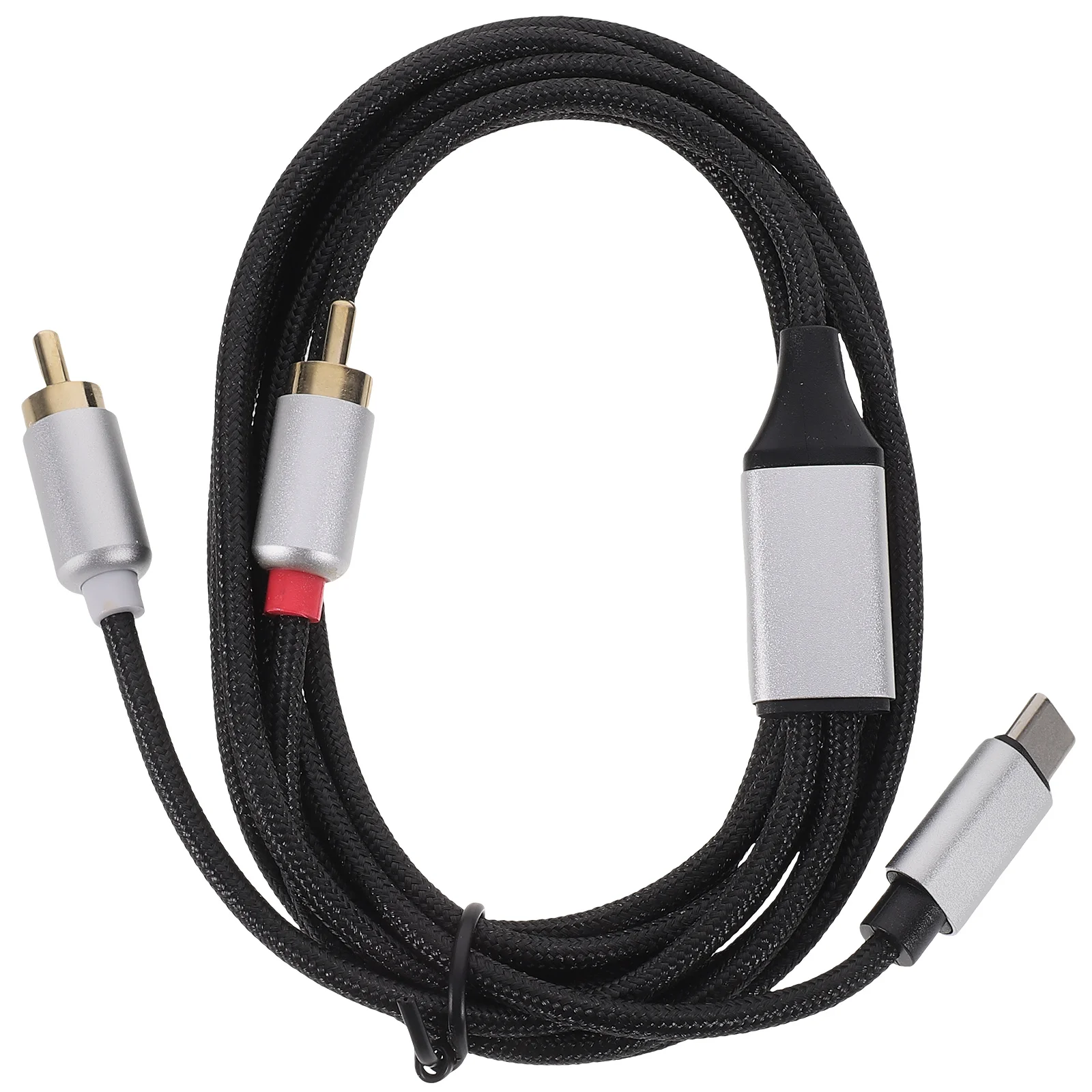 

Type- Cable 2M Y Splitter Double Rca Converter Connector Wire For Smartphone Tablet Computer Plug Play Durable