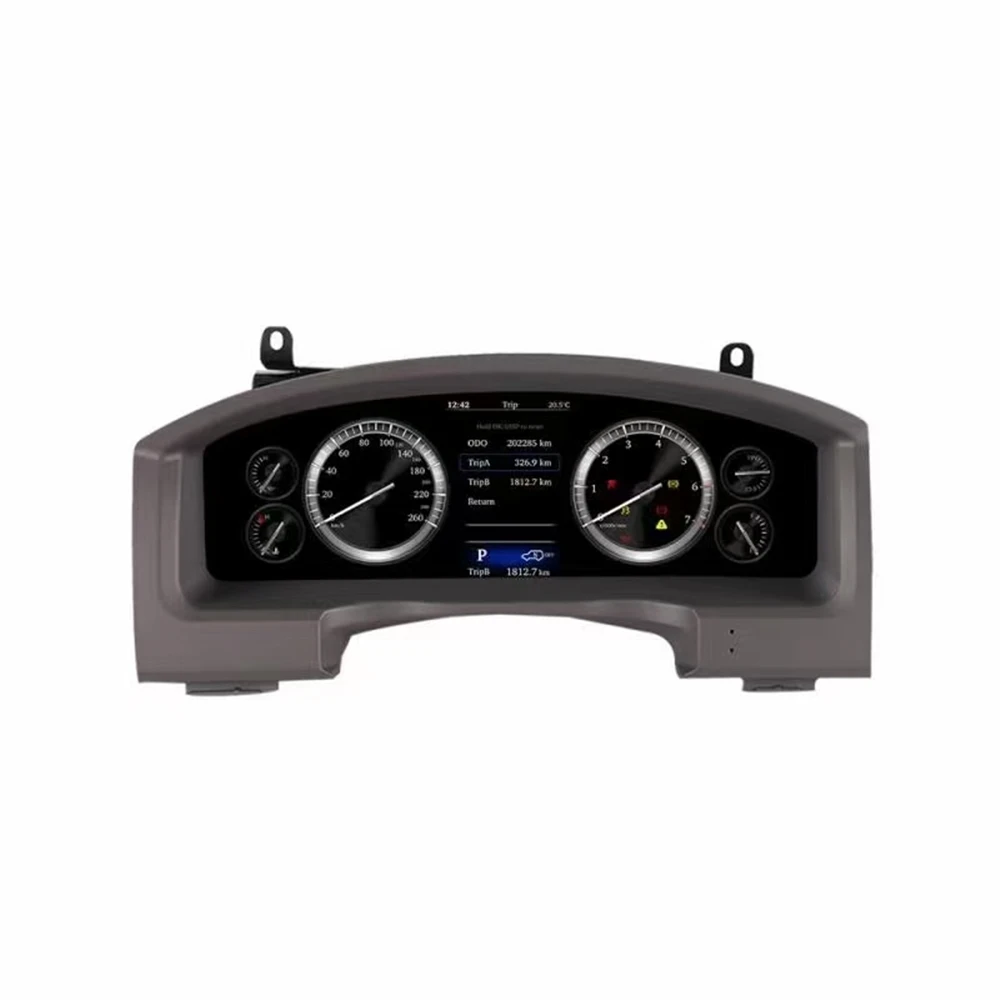 LCD de coche para Toyota Land Cruiser 200 LC200 2008-2022 tablero de instrumentos tablero medidor pantalla tablero pantalla de grupo Digital