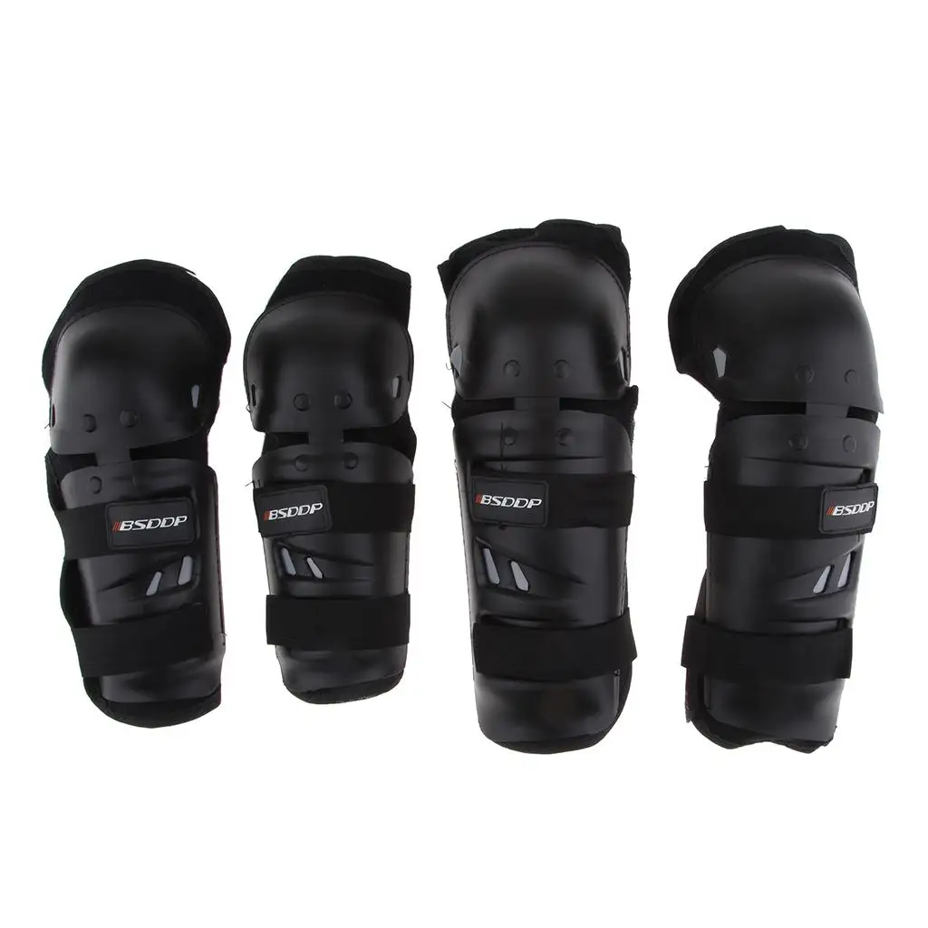 Elbow Knee Shin Gear Guard Pad Protector Riding Motorcycle