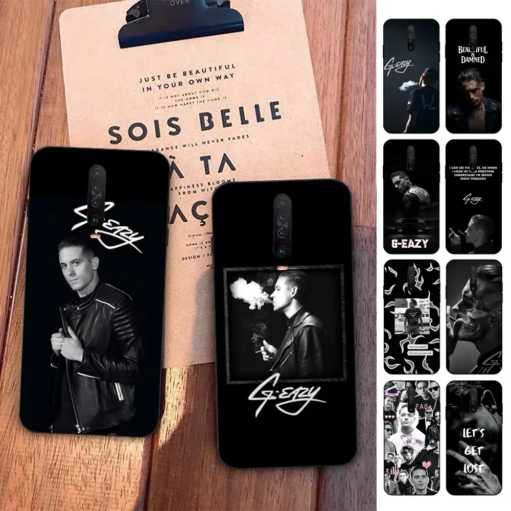 

G-Eazy Rapper Phone Case For Redmi 5 6 7 8 9 10 plus pro 6 7 8 9 A GO K20 K30 K40 pro plus F3 Fundas