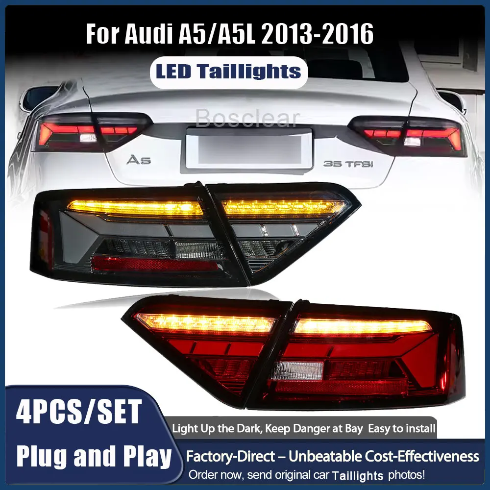 

Car Taillight Assembly For Audi A5 Tail Lights 2013 2014 2015 2016 Running Light Brake Turn Signal Reverse Lamps Car Accessories