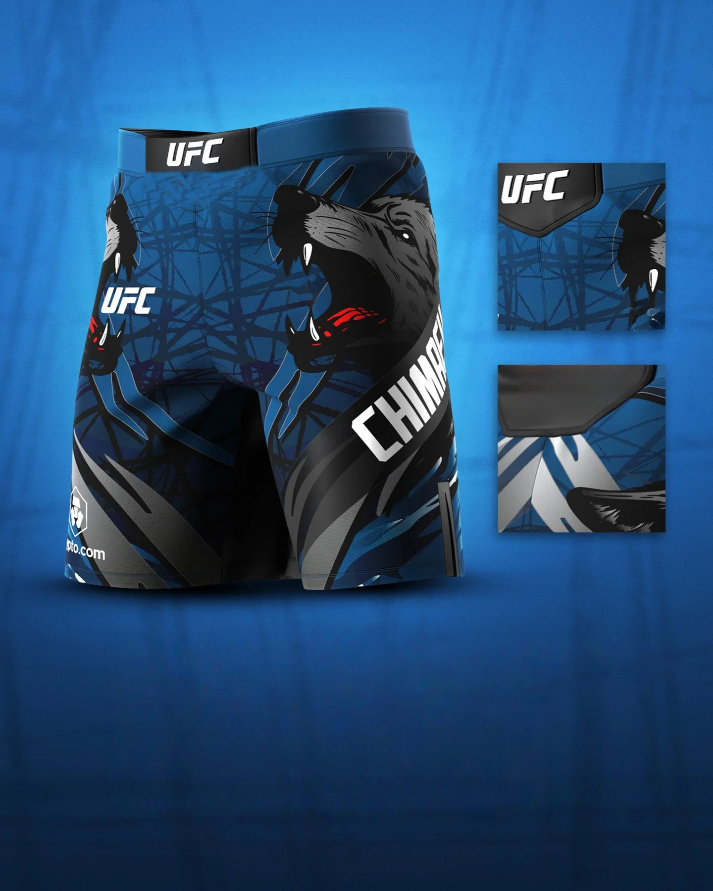 Szorty UFC Khamzat_Chimaev Męskie Szorty Treningowe Fitness Sportowe Luźne Oddychające Szybkoschnące Wygodne Szorty do Biegania