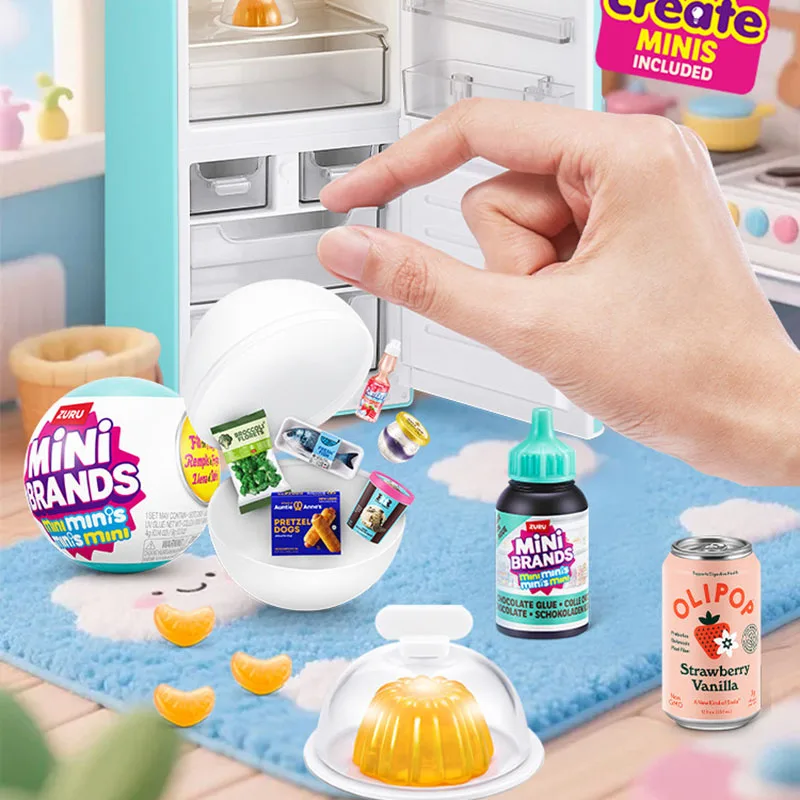 Zuru Surprise Mini Brand Filling Refrigerator Toy Mystery Capsule Blind Box Mini Collection Gift