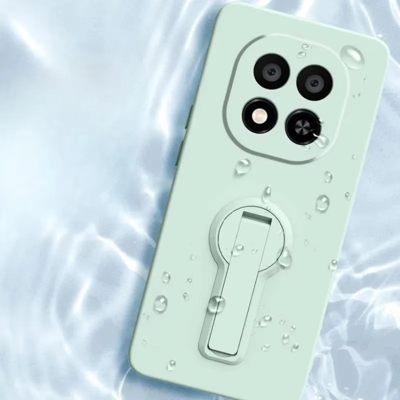 Luxus Flüssigkeit Silikon Versteckte Klapp Halterung Ständer Telefon Fall Für XiaoMi 13T 14T 15 Redmi 13C 4G Hinweis 12 13 14 Pro Plus Abdeckung – Detail 5