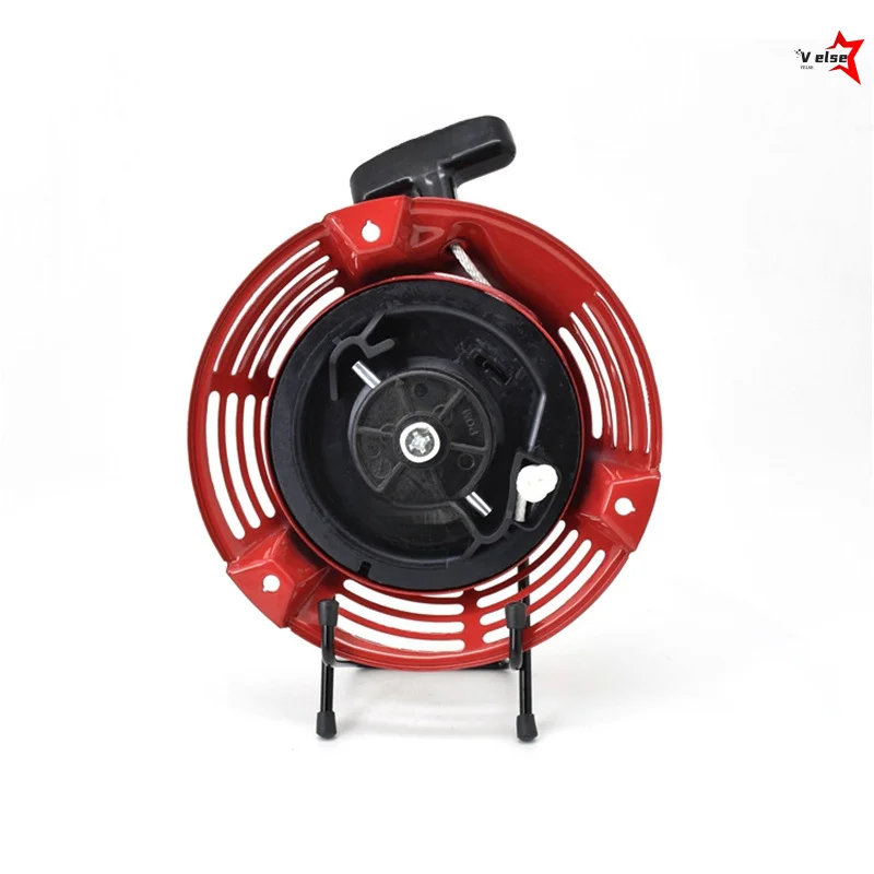 Sturdy Red Straight Claw Rod Recoil Starter Assembly For Honda GXV160 Lawn Grass Cutter