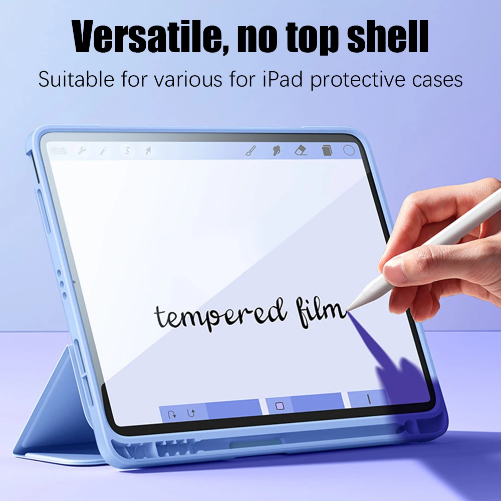 Tempered Glass For Ipad Pro 11 12.9 12 9 10th Generation 10 9 Screen Protector For iPad 9th 8th 7th Air 5 4 3 2 Mini 6 10.5 Film