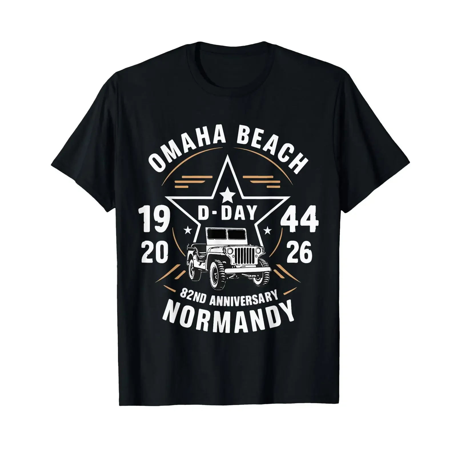 D Day 2026 82nd Anniversary Normandy Omaha Beach 1944 T Shirt vintage Washed homme designer clothes Top For Everyday Wear