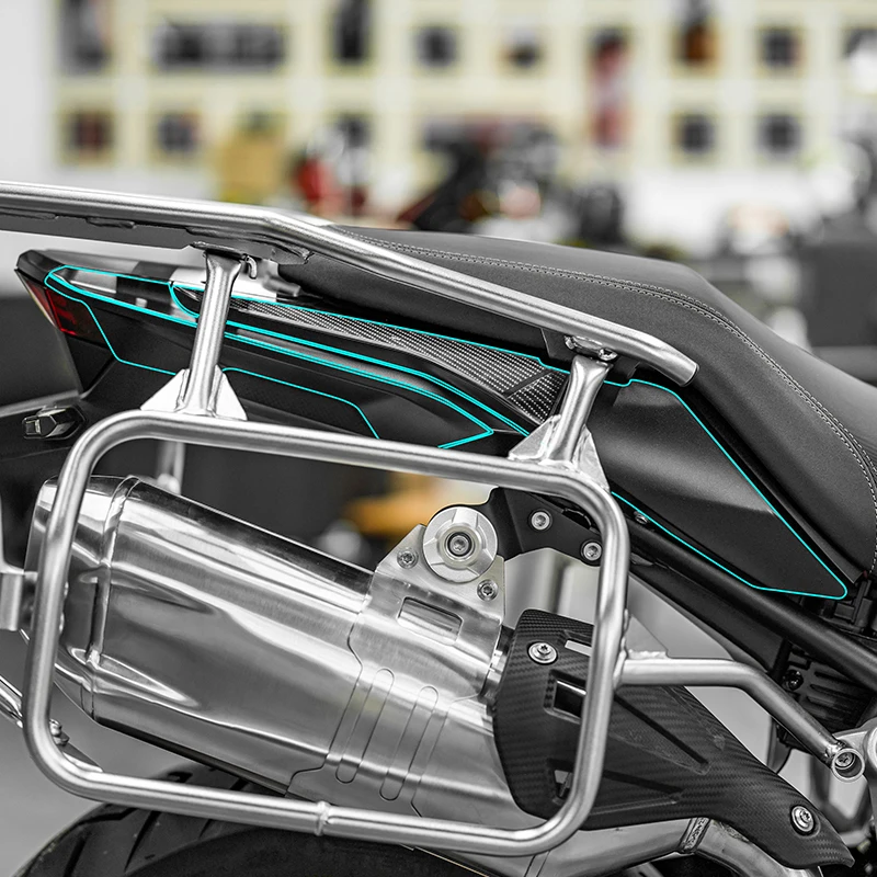 ل 2024 VOGE DS900X دراجة نارية شفافة غير مرئية فيلم مقاوم للماء Sunproof مقاومة للتآكل وزارة الدفاع جزء