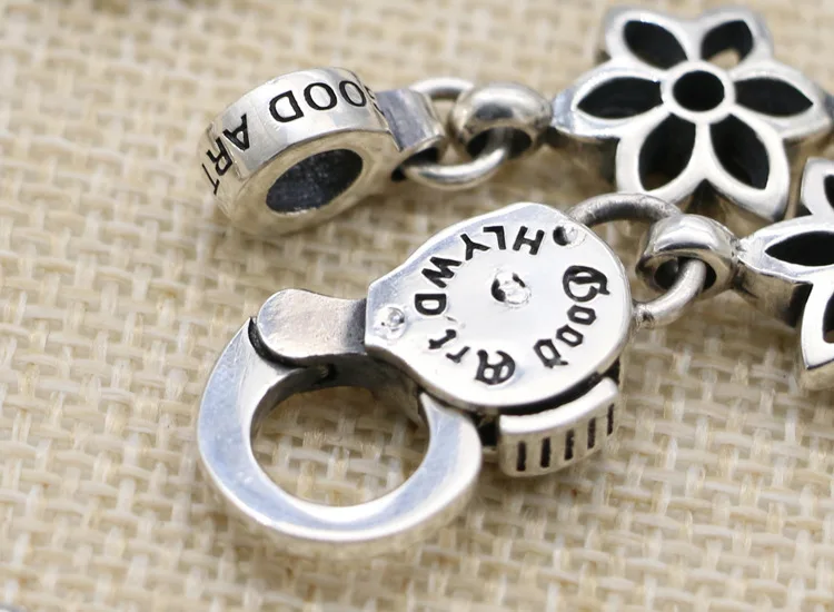 Men's and women's trend S925 sterling silver fashionable and minimalist six pointed star necklace collarbone chain long sweater