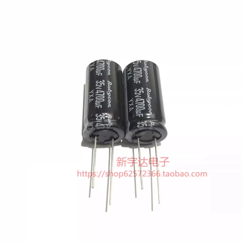 

10-100 шт. японских электролитических конденсаторов Ruby 35V4700UF 18X35 YXA, стандартные, 4700 мкФ 35В, оригинальные