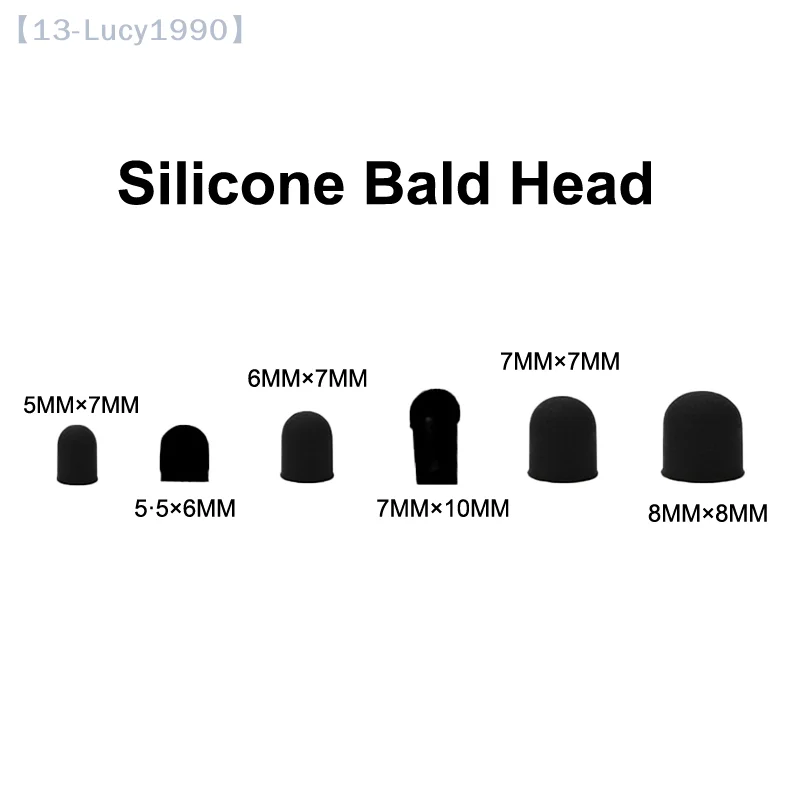 【CCA13】20 قطعة/المجموعة/مجموعة من أطراف القلم البديلة الناعمة بأحجام متعددة من السيليكون غطاء مناقير الشاشة بالسعة غطاء مطاطي