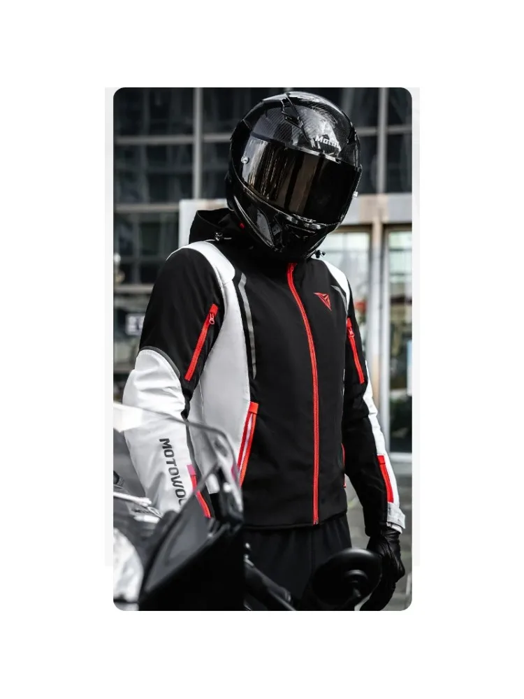 AliExpress NONE Motowolf Motocycle Jacket Outdoor Road Commuter Waterproof Motorcycle Riding Jacket Winter Cold and Warm Cycling Jacket 4XL
