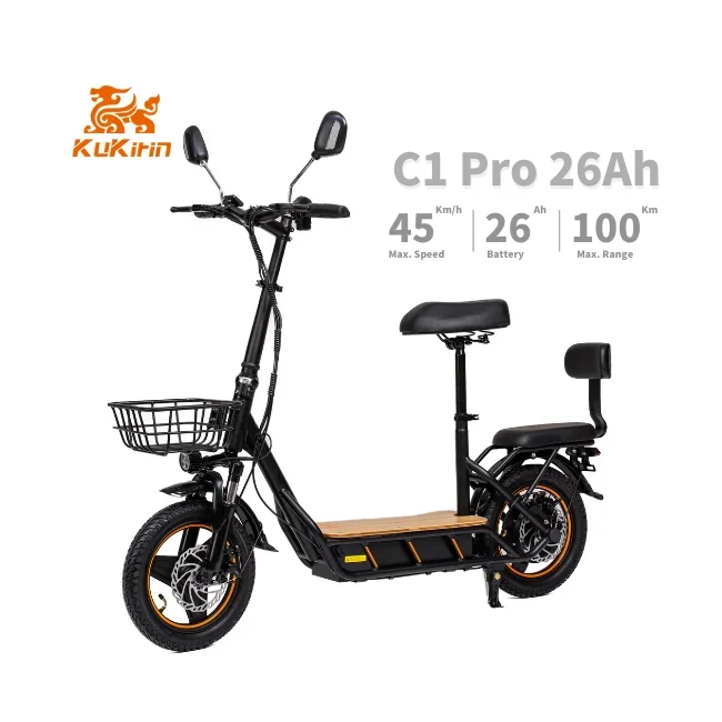 2024 KuKirin C1 Pro High Quality 26Ah Electric Scooter 14 Inch 48V 500W 45KM/H First Choice for Commuting