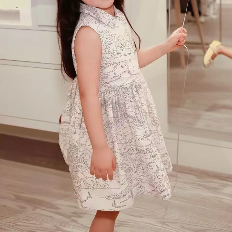 in stock 2026 Spring BP Baby Girls Dress Kids Dresses for Birthday Party Girls Kids Dress Children Clothes Christmas