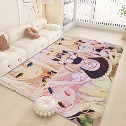Nekopara Anime Floor Mat Floor Mat Non-Slip Laundry Room Mat Laundry Decor Balcony Child Living Room Household Carpets