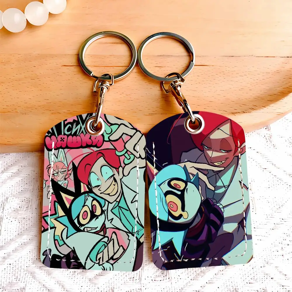 

Держатель для карт P-Psycho Cuties Sasha Dr. Kane с брелоком, защитный чехол для банковских, кредитных карт, проездных на метро и автобус, а также для других карт