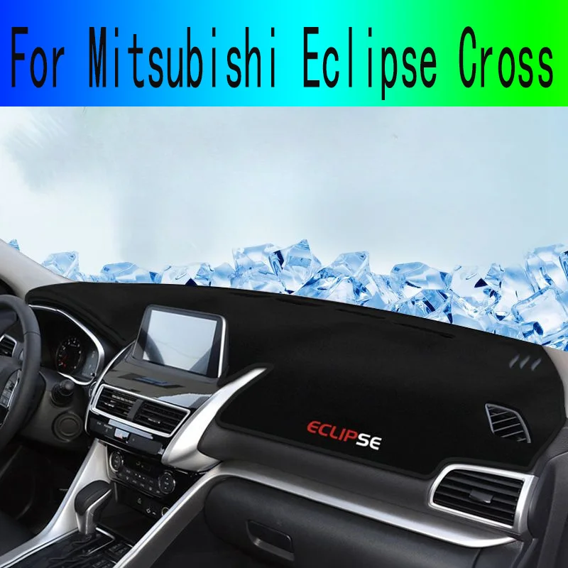 

For Mitsubishi Eclipse Cross Car Decoration Accessories Dashboard Cover Avoid Light Pad Instrument Panel Mat Carpets Protection