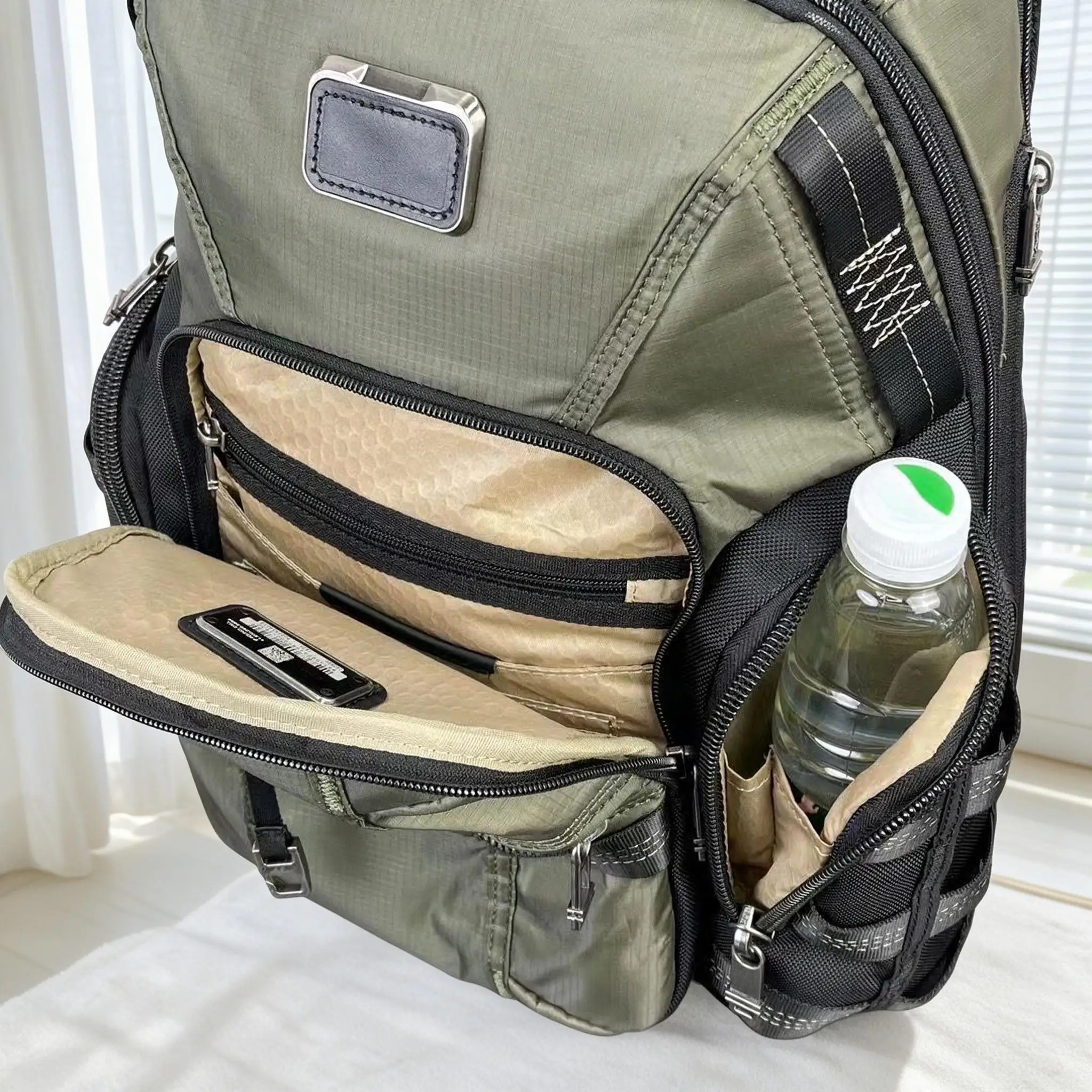 Unique Stylish Business Travel Laptop Backpack for Men, Sleek Daypack for Daily Commute - view 5
