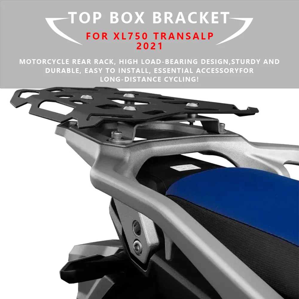 

For HONDA XL750 Transalp 2021 Motorcycle Accessories Rear Luggage Rack Tail Rack Top Box Bracket Case Holder Tail Support Racks