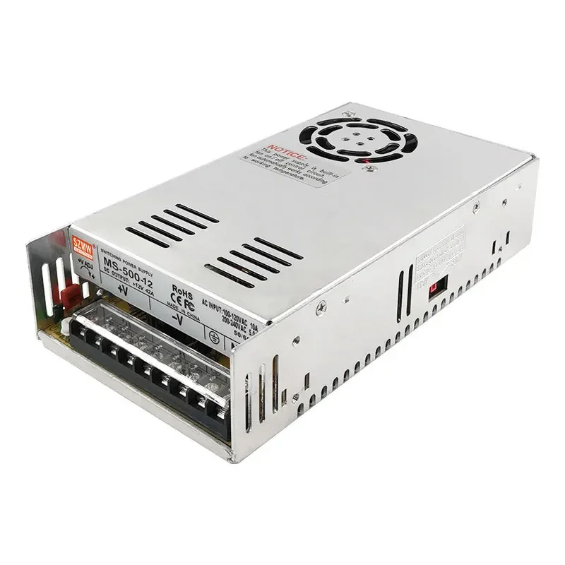 

MS-500W-12V24V36V48V110V small switching power supply 220V AC to DC full power supply