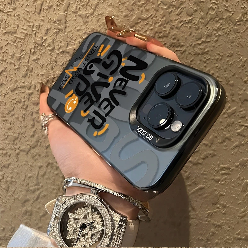 لا تتخلى أبدًا على حافظة هاتف الرسالة لهاتف سامسونج A56 حافظة لهاتف سامسونج A36 A16 A55 A53 A54 A52 S25 Ultra S24 Plus S23 S21 FE S22