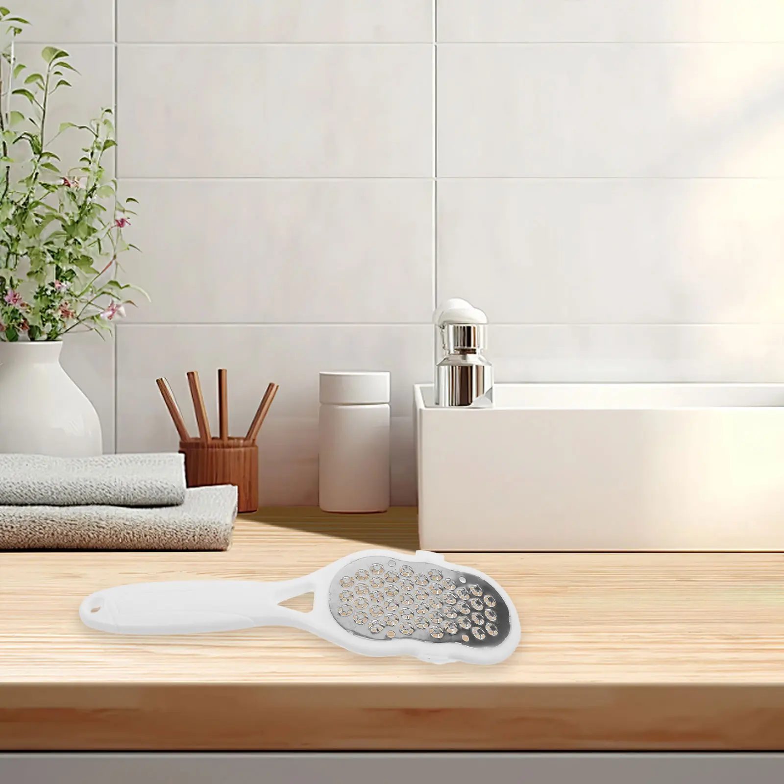 4 قطعة ملفات القدم للنساء الرجال الجلد الصلب أداة إزالة مكشطة القدم الفولاذ المقاوم للصدأ للأقدام الجافة المتشققة إزالة كالوس باديكير #5