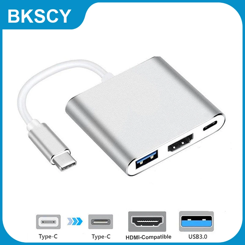 Type C HUB to 4K HDMI-compatible USB C PD Charging Dock Multi Port usb3.1 HUB cable Converter for Macbook Air Pro XPS 13 15