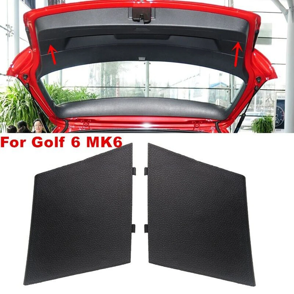 2pcs car Rear Tailgate Inspection Covers Trunk Lid Trim Inspection Covers Parts 5K6867658 82V 5K6867657 82V For GOLF MK6