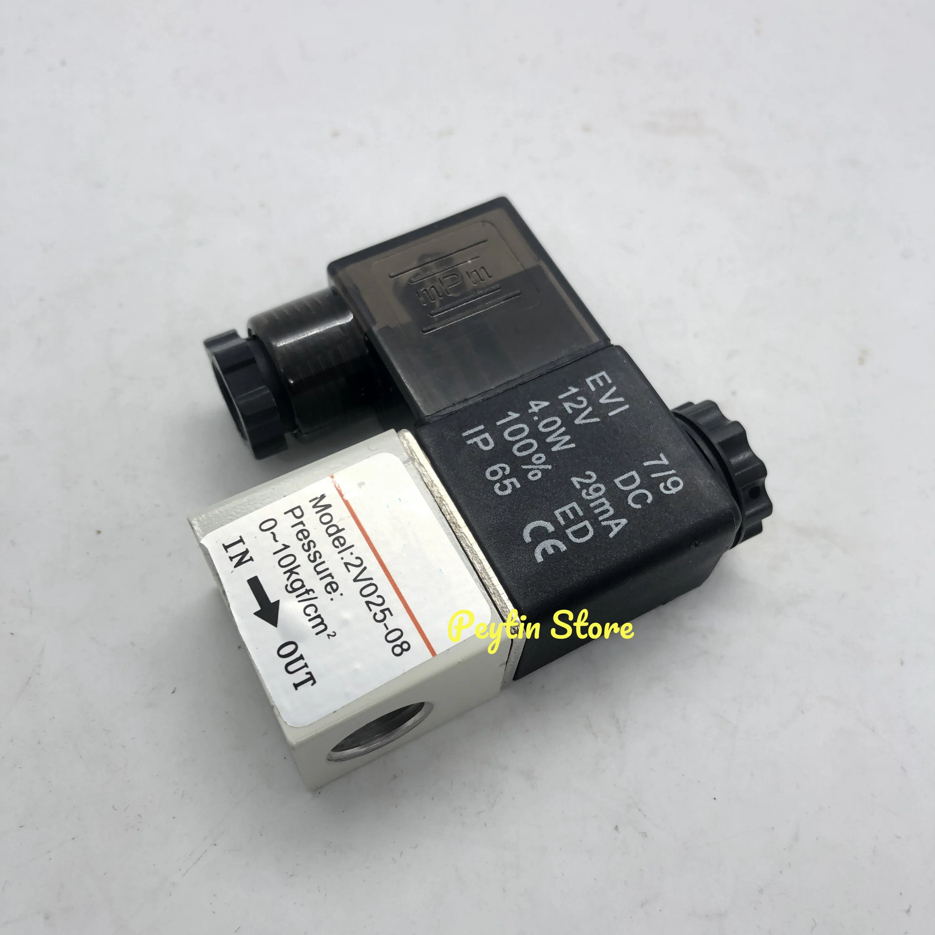 1Pc 2V025-08 Normal Close NC DC12V/24V AC110V AC220V 1/4