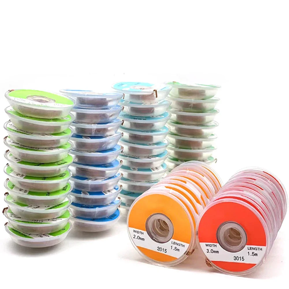 납땜 와이어 흡착용 비 세척 납땜 스트립, 납땜 코어 와이어 납땜 주석 코드 플럭스 수리 도구 액세서리, 5 개